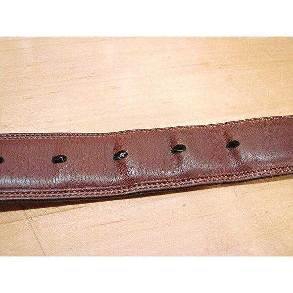 Roundtree & Yorke Mens Belt Full Grain Cowhide Leather Belt Brown Size 38/95 - Picture 4 of 12